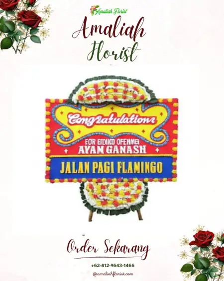 Sewa Papan Bunga Muara Padang